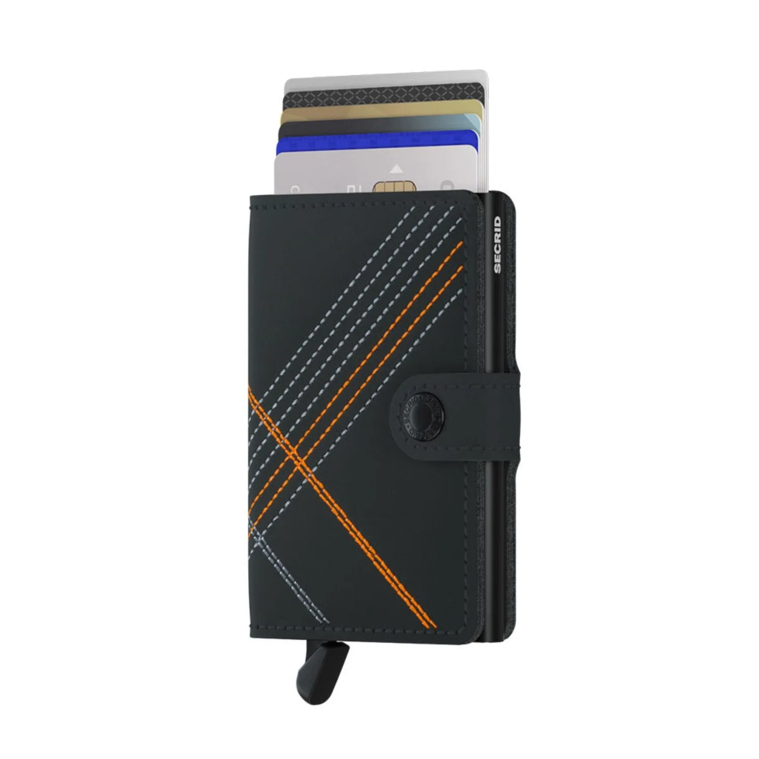 secrid | miniwallet | stitch linea orange