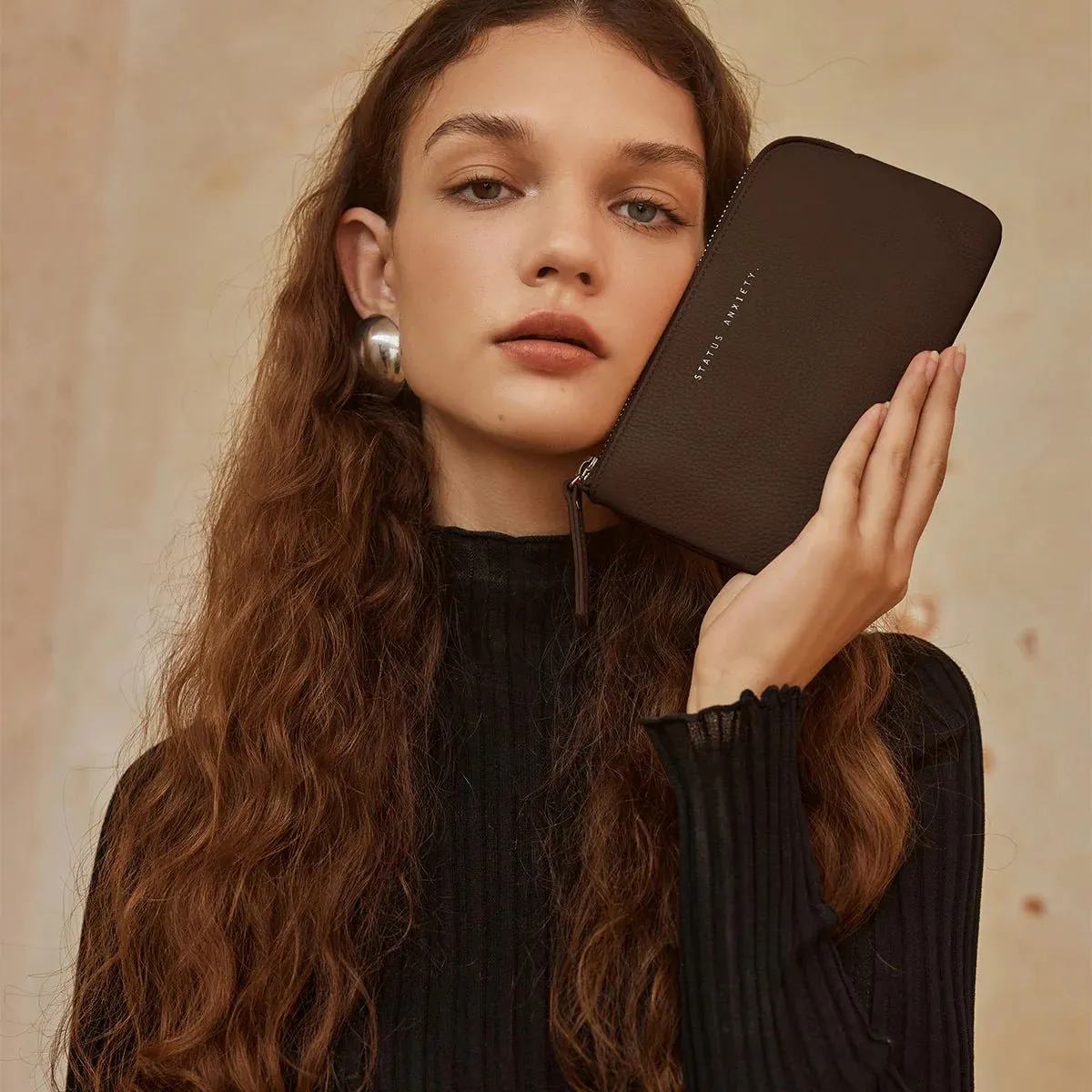 Smoke And Mirrors Wallet  - Cocoa