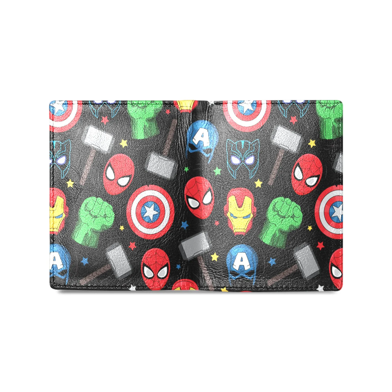 Super Heroes Men's Leather Wallet