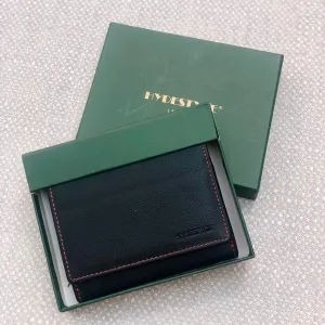 Tilly Leather Ladies Wallet With Key Ring - Black
