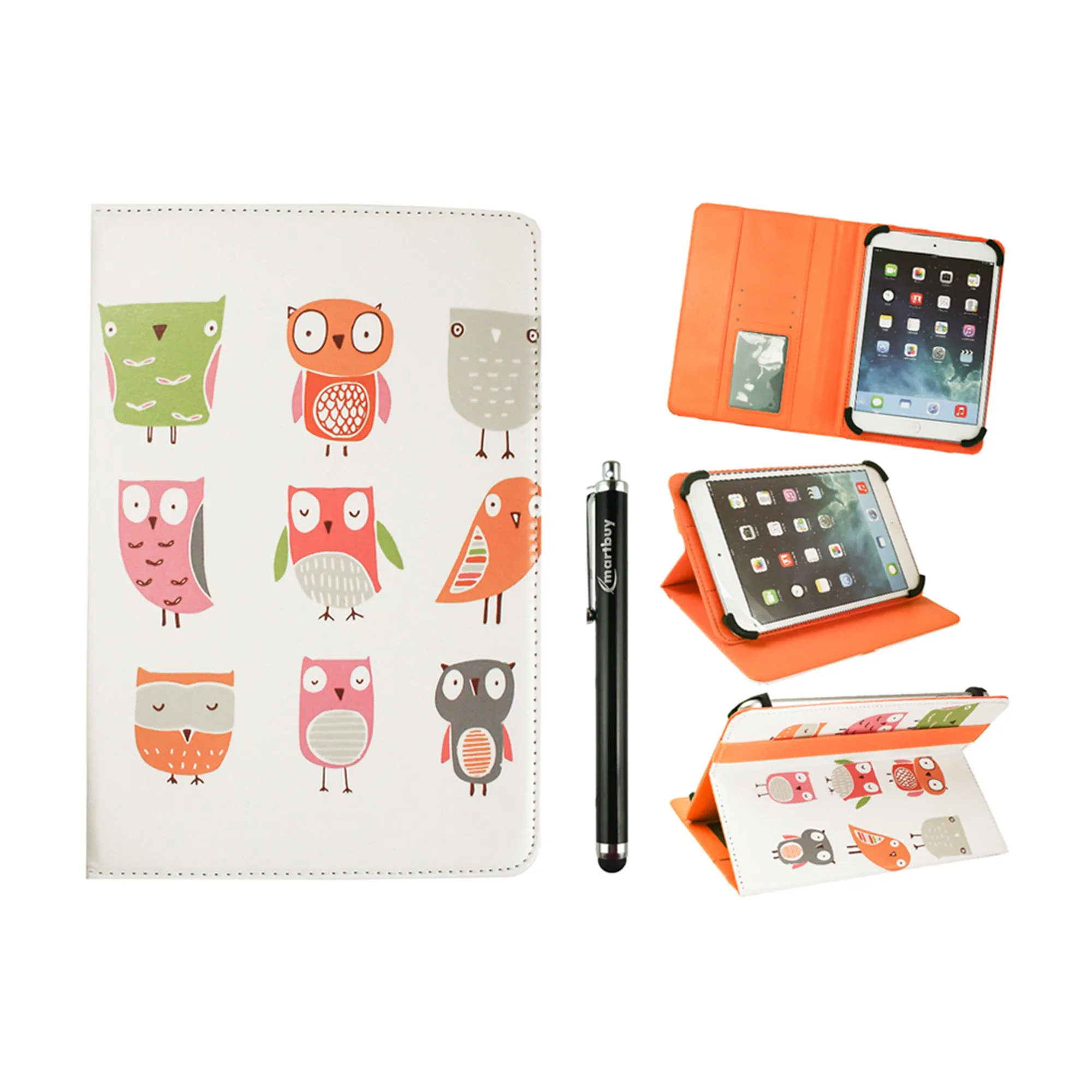 Universal Tablet Case - Owls