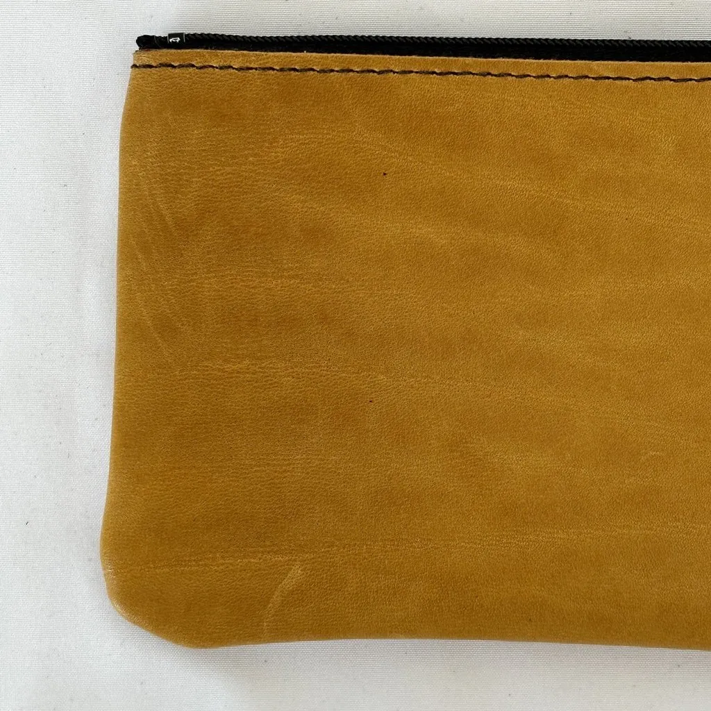 Zipper Pouch, Yellow
