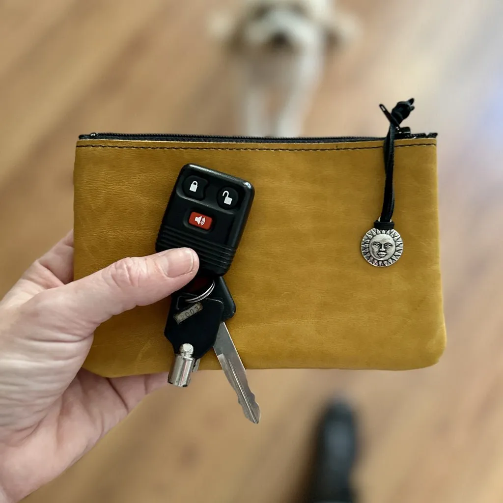 Zipper Pouch, Yellow